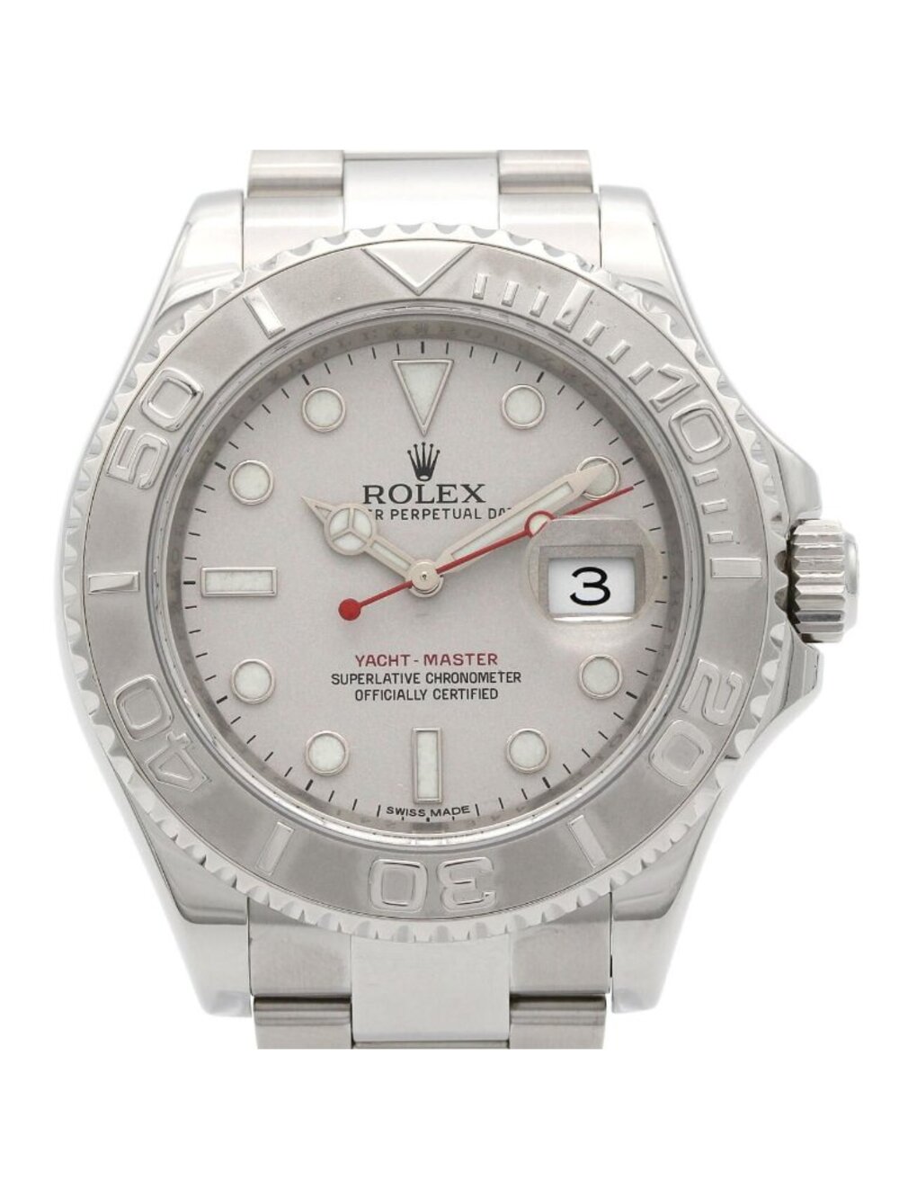 Rolex Yacht Master Stainless Steel Platinum Automatic